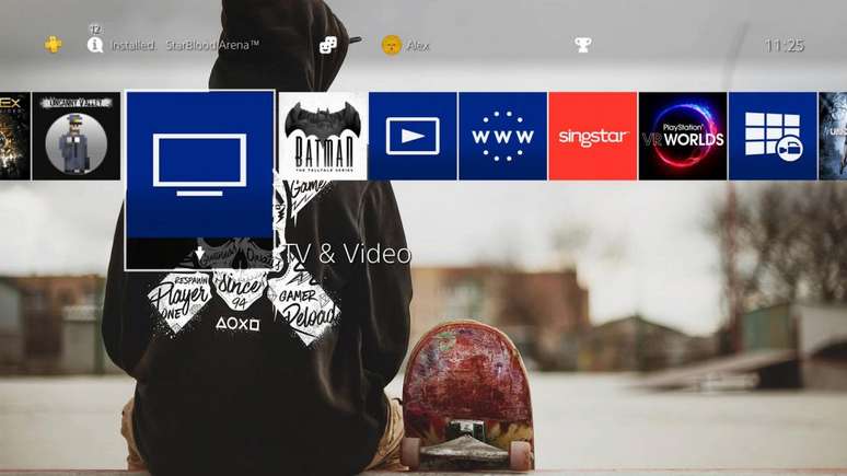 Agora é possível utilizar qualquer imagem como papel de parede no PS4 (Screenshot: Sony)