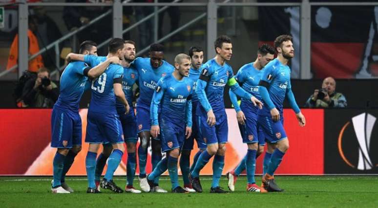 Arsenal vence o Milan por 2 a 0, em pleno San Siro (Foto: Reprodução / Twitter)