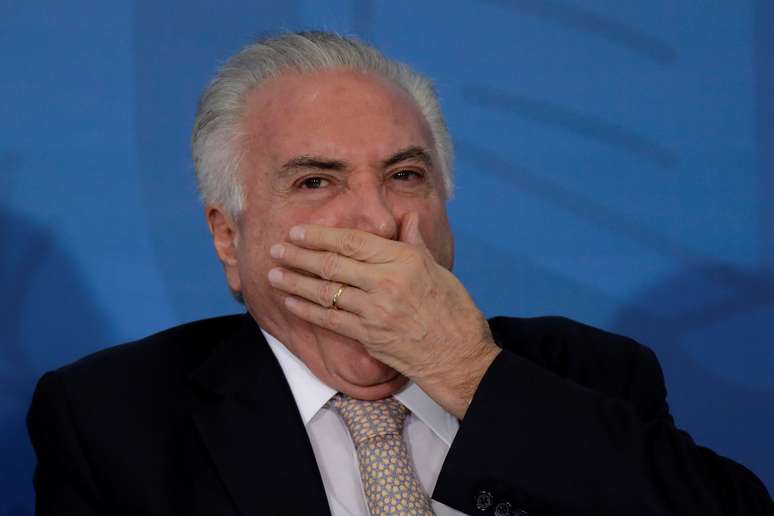 Presidente Michel Temer durante cerimônia em Brasília
07/03/2018 REUTERS/Ueslei Marcelino