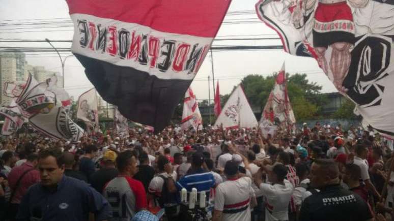 Torcida do São Paulo pretende boicotar o jogo do domingo, contra o Red Bull Brasil (Yago Rudá)