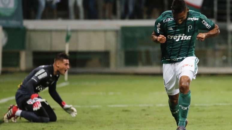 Borja comemora o segundo gol da vitória palmeirense - Ale Vianna/Eleven