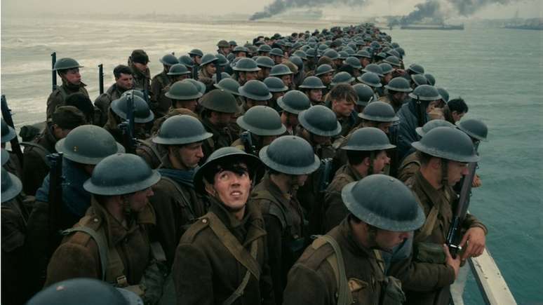 'Dunkirk', de Cristopher Nolan, foi o &uacute;nico filme de a&ccedil;&atilde;o/aventura a concorrer nas categorias principais do Oscar | Foto: Divulga&ccedil;&atilde;o