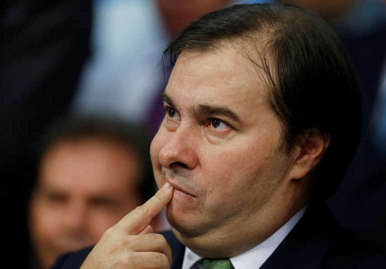 Rodrigo Maia, presidente da Câmara dos Deputadosm em evento no Congresso Nacional em Brasília, Brasil
08/03/2018
REUTERS/Adriano Machado 