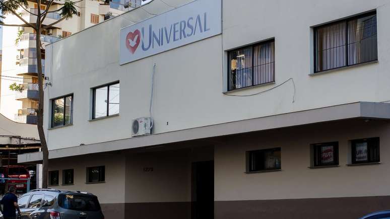 Templo da Igreja Universal na cidade de Carla Dalvitt; ela diz ter doado tudo em um evento chamado 'Fogueira Santa' | Foto: Jonas Samuel Betti/BBC Brasil