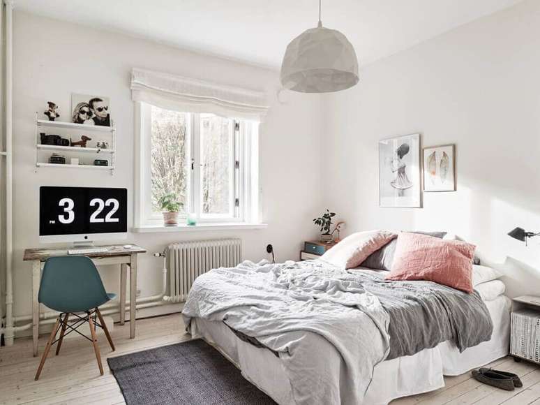 70. Lumin&aacute;ria de teto para quarto