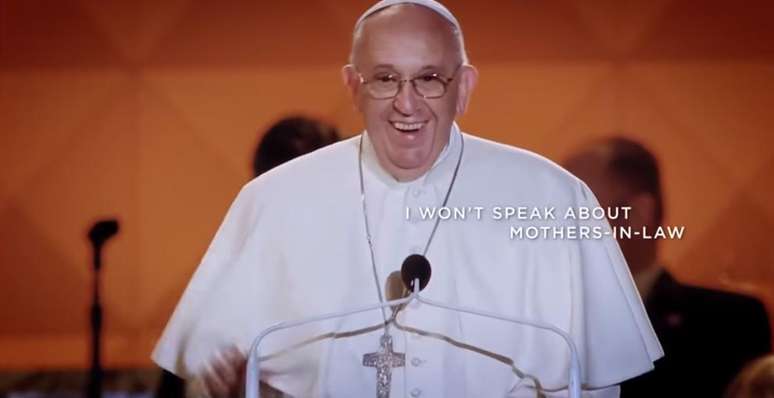 Frame extraído de trailer de filme sobre o Papa Francisco