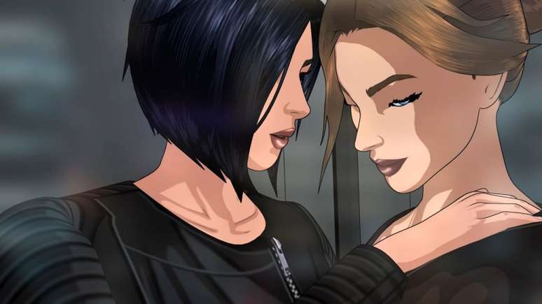 Dupla de protagonistas de Fear Effect Sedna rouba a cena, apesar de diálogos esquisitos (Imagem: Square Enix)