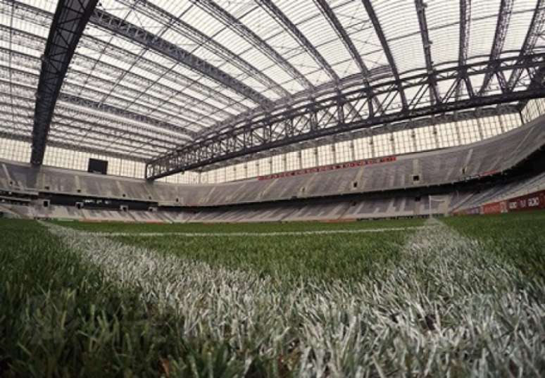 Fifa renovou a aprovação do gramado sintético da Arena até março do ano que vem(Foto: Maurício Mano/Atlético-PR)