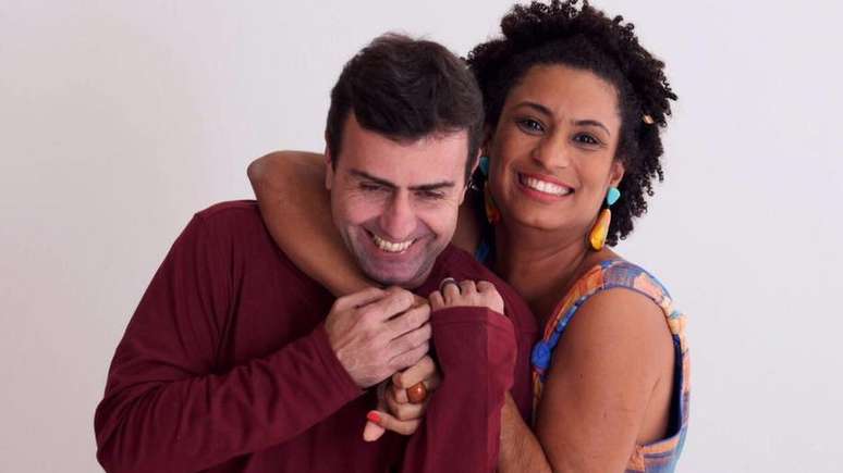 Marielle foi da equipe de Marcelo Freixo antes de se lançar candidata | Foto: Facebook/Marielle Franco