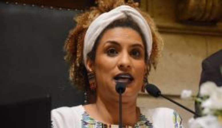 Marielle Franco em registro de novembro de 2017