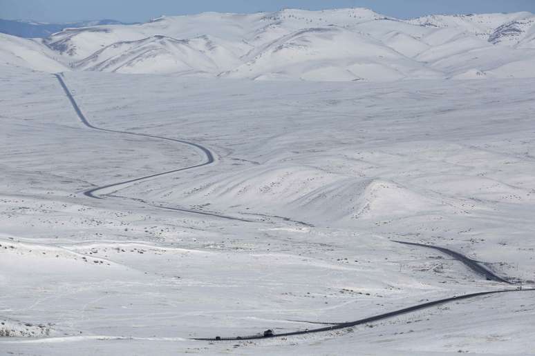 A Sibéria é conhecida pelas paisagens frias e cobertas de gelo