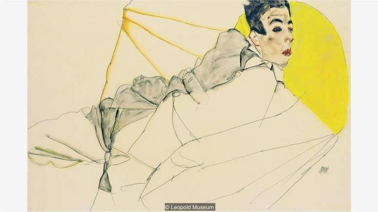 Interesse de Schiele em pintar jovens chocou público da época e chamou atenção das autoridades | Foto: Leopold Museum