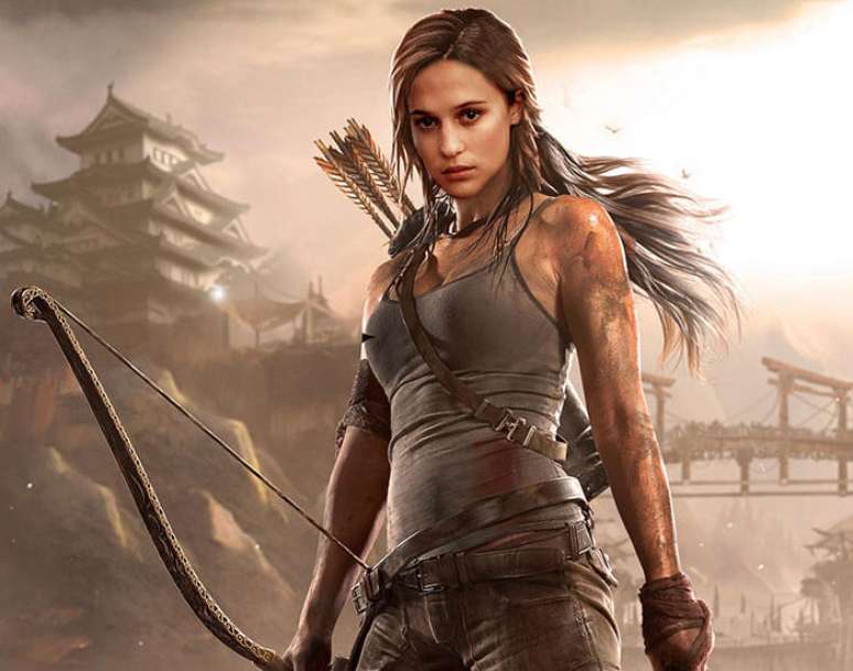 Alicia Vikander como a nova Lara Croft