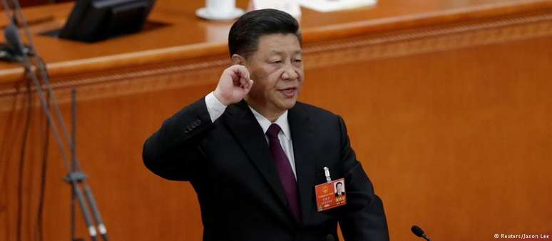 O presidente chinês Xi Jinping, que também comanda o Partido Comunista. 