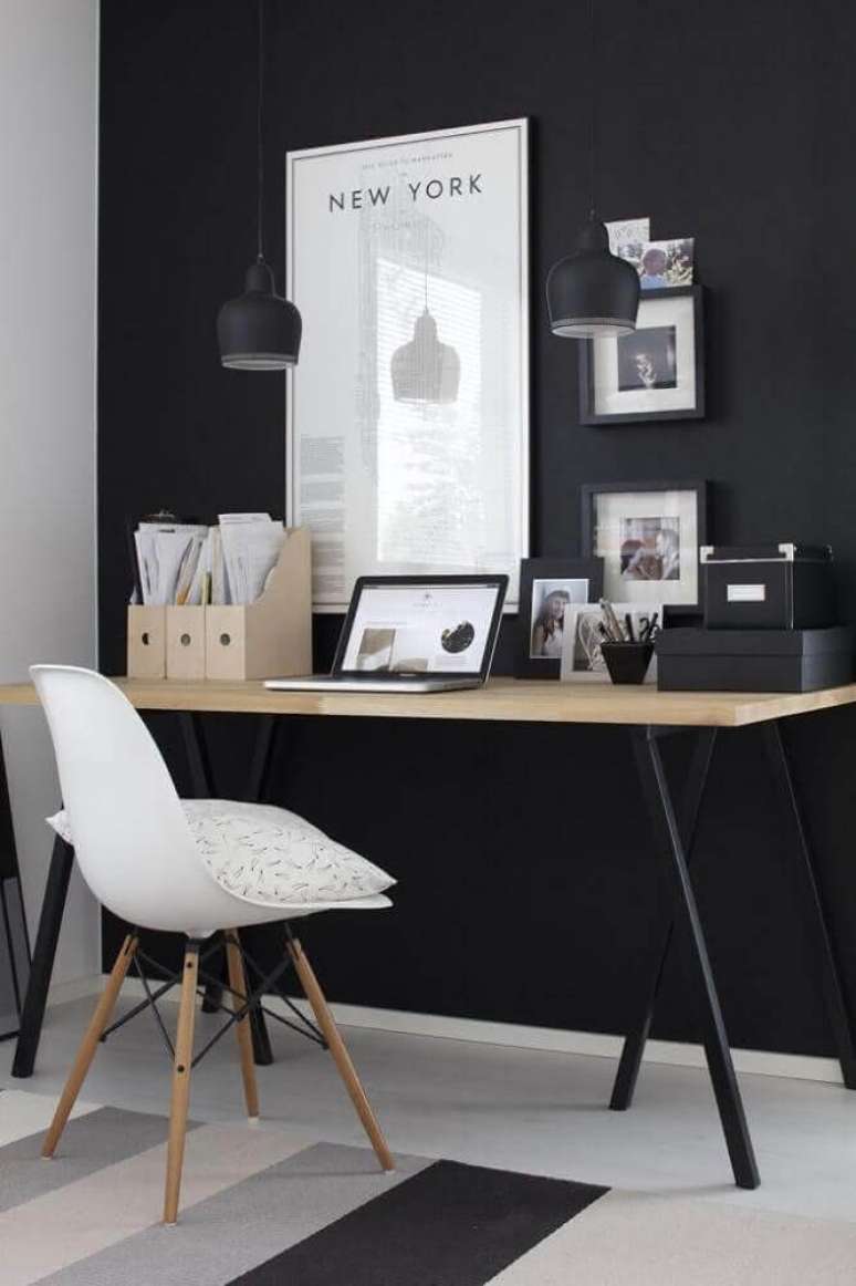 30. Escrivaninhas minimalistas para decoração contemporânea