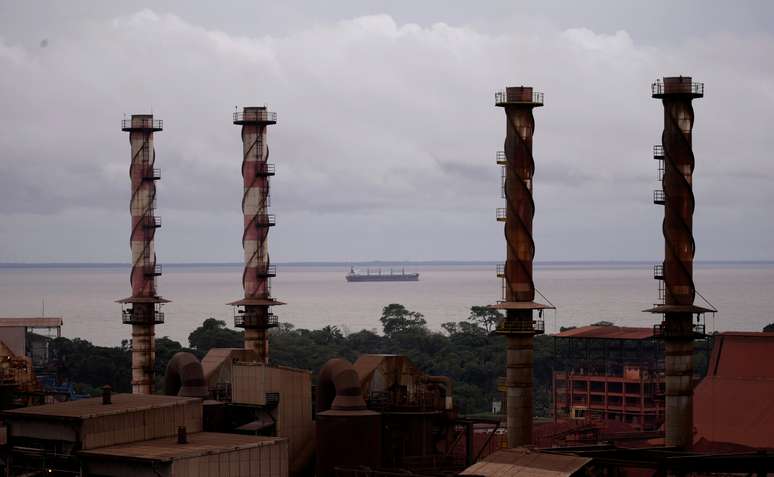 Rio Pará visto a partir da refinaria Alunorte
