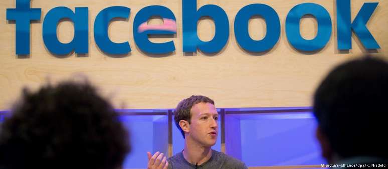 O presidente e fundador do Facebook, Mark Zuckerberg