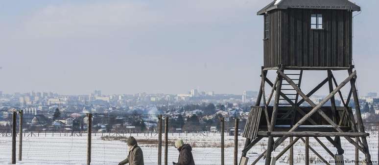 Antigo campo de concentração de Majdanek, na Polônia