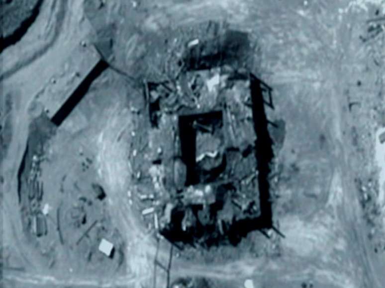 Foto sem data divulgada pelo governo dos EUA mostra prédio destruído por ataque na Síria Governo dos EUA/Divulgação via REUTERS/Foto de arquivo