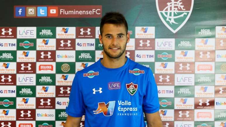 De Amores chegou ao Flu por empréstimo (Foto: LUCAS MERÇON / FLUMINENSE F.C.)