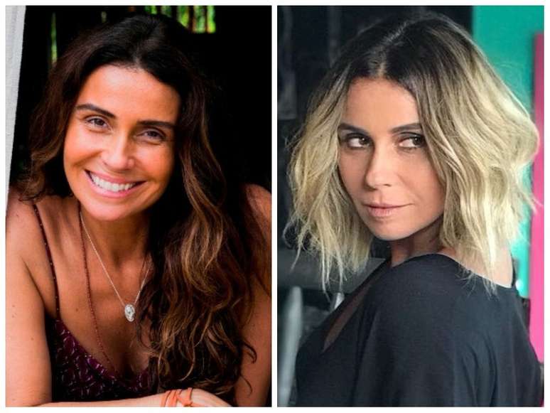 Antes e depois da Giovanna Antonelli (Fotos: João Miguel Júnior/TV Globo/Divulgação - @eufernandotorquatto/Instagram/Reprodução)