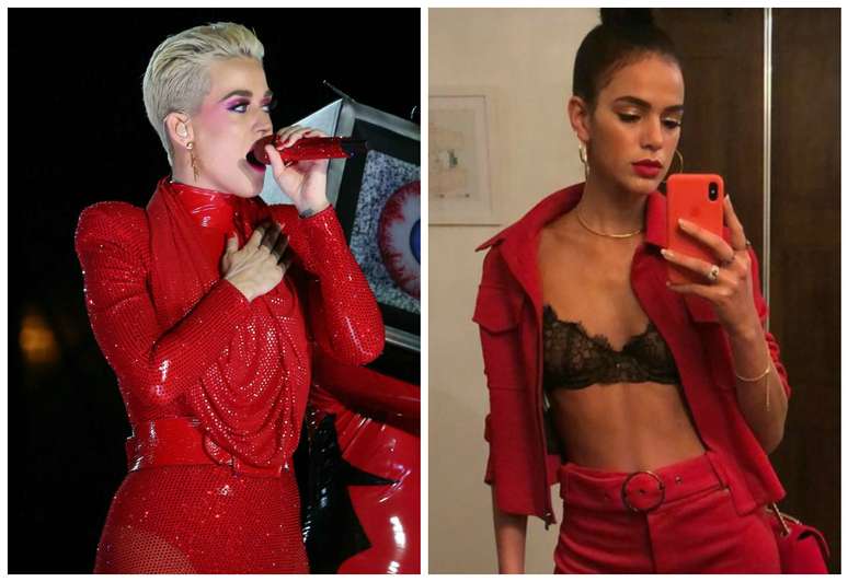 Katy Perry e Bruna Marquezine (Fotos: Wallace Barbosa/AgNews/Reprodução/Instagram)