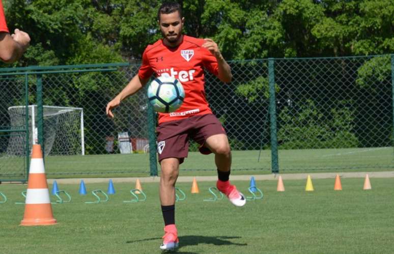 O atacante do Tricolor voltou a ser relacionado após quase um ano fora dos gramados (Érico Leonan/saopaulofc.net)