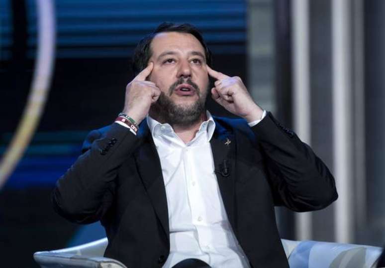 Matteo Salvini concede entrevista à emissora "Rai"