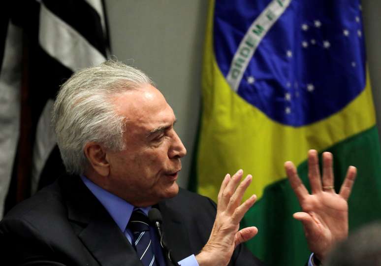 Presidente Michel Temer em São Paulo 26/03/2018 REUTERS/Paulo Whitaker