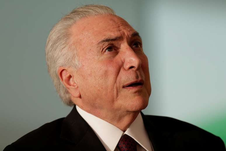 Presidente Michel Temer durante cerimônia em Brasília
27/03/2018 REUTERS/Ueslei Marcelino