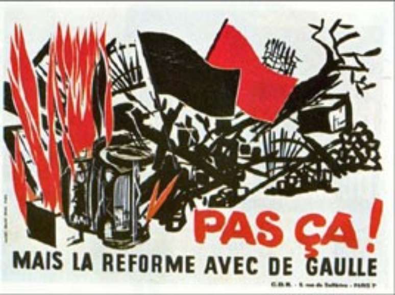 Cartaz anti-gaulista (maio de 1968)