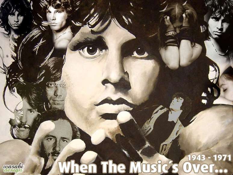 Jim Morrison, líder do grupo The Doors
