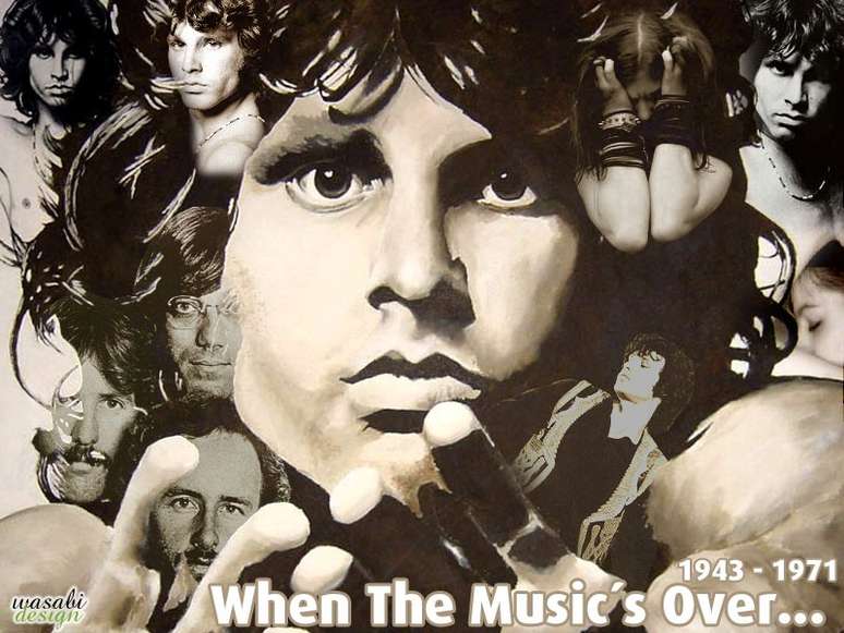 Jim Morrison, l&iacute;der do grupo The Doors