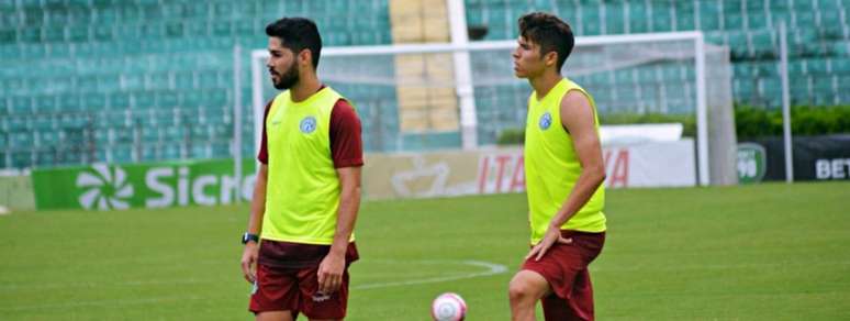 Guarani realiza treino com portões fechados (Foto: Divulgação/Guarani)