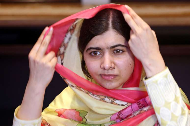Vencedora do prêmio Nobel da Paz, Malala Yousafzai, durante entrevista à Reuters em um hotel em Islamabad. 30/03/2018. REUTERS/Saiyna Bashir