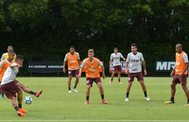 Foi o primeiro treino técnico com todo o elenco desde eliminação no Paulista (Felipe Espindola/www.saopaulofc.net)