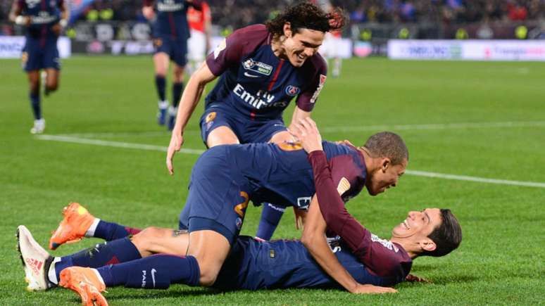 PSG é campeão da Copa da Liga Francesa pela quinta vez seguida (Foto; AFP)