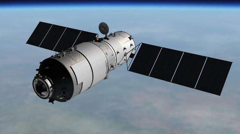 Tiangong Oceano Pacífico