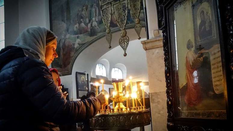 A religião dominante na Rússia é a Igreja Ortodoxa Russa