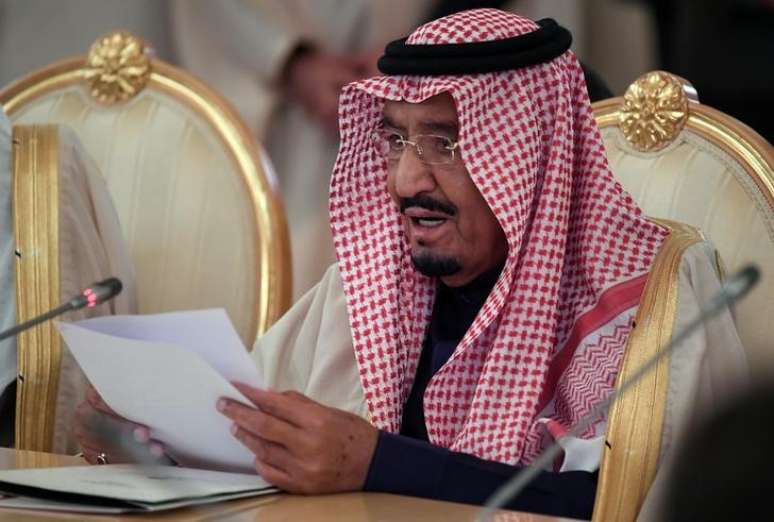 Rei da Arábia Saudita, Salman, durante reunião em Moscou, na Rússia 05/09/2017 REUTERS/Yuri Kadobnov