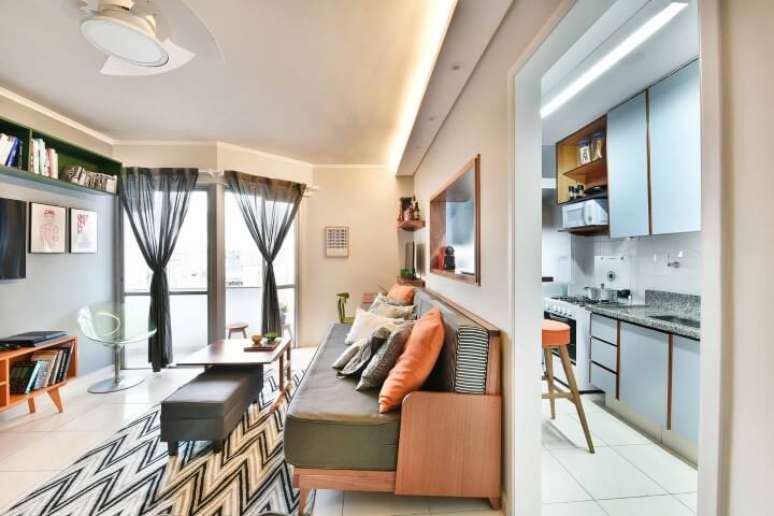 52. Mais uma prova de que existem v&aacute;rios modelos de sof&aacute; tradicional. Projeto de Move M&oacute;vel