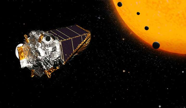 Lançado em 2009, o telescópio espacial Kepler é conhecido como "o caçador de exoplanetas" (Imagem:NASA/JPL-Caltech)