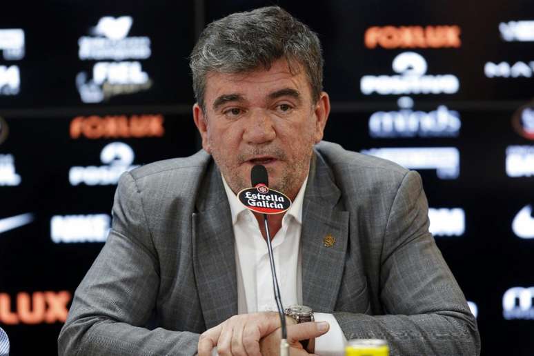 Andrés Sanchez, presidente do Corinthians (Foto: Daniel Vorley/AGIF)