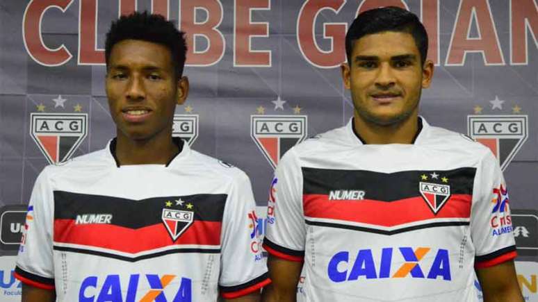 Jogadores são apresentados no Atlético-GO (Foto: Divulgação)