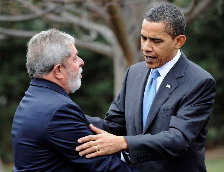 Lula e Obama em encontro na Casa Branca, em 2009
