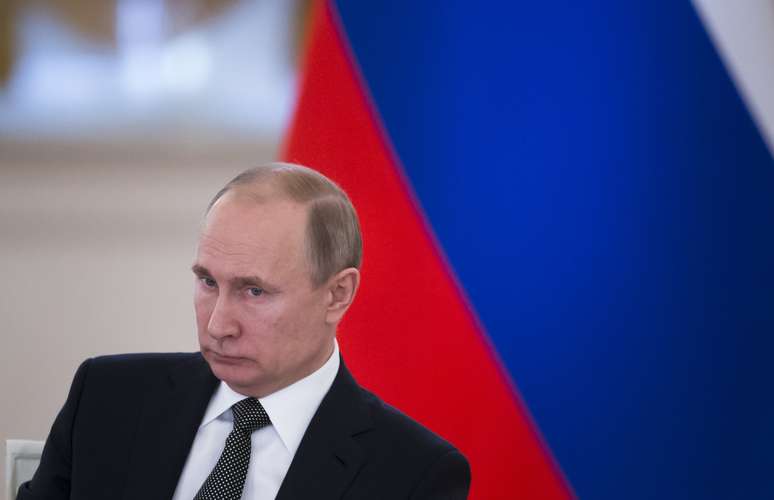 Presidente da Rússia, Vladimir Putin, durante reunião em Moscou 05/04/2018 Alexander Zemlianichenko/Pool via REUTERS