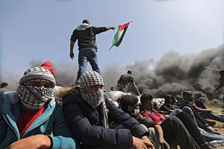 PConfrontos na fronteira de Gaza deixa palestinos mortos