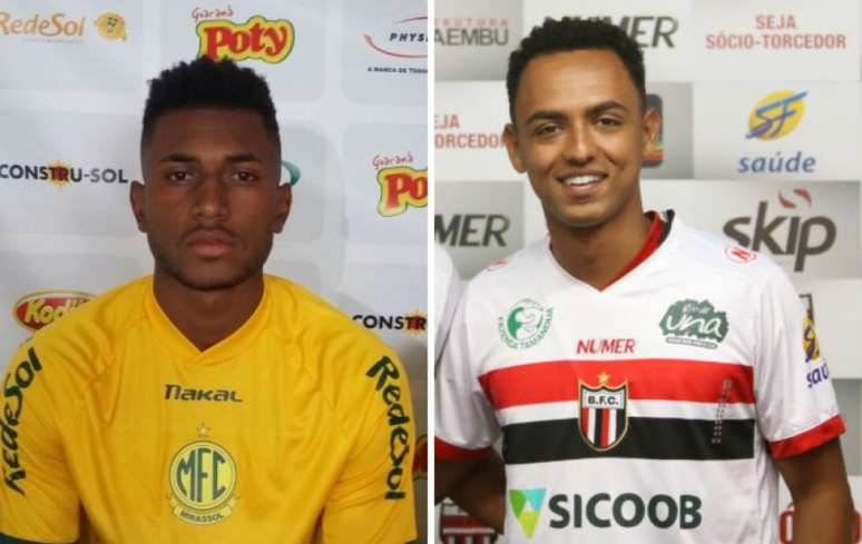 Jesiel e Dodô voltam a ser emprestados pelo Atlético-MG (Foto: Divulgação Botafogo-SP/Mirassol)