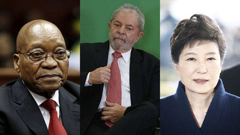 Jacob Zuma, Lula e Park Geun-hye: acusados por corrupção, os três líderes mundiais enfrentam dia-chave