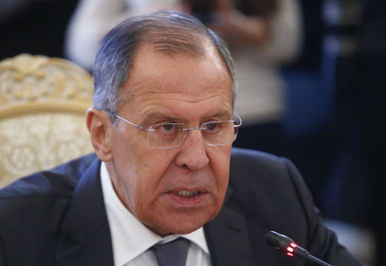 Ministro de Relações Exteriores da Rússia, Sergei Lavrov, durante reunião em Moscou 05/04/2018 REUTERS/Sergei Karpukhin 